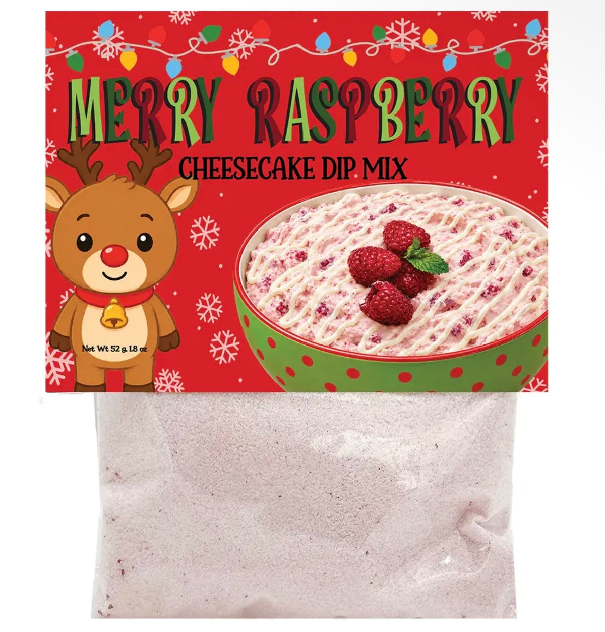 Carmie’s Merry Raspberry Cheesecake Dip