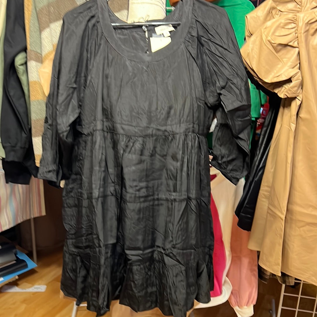 Black Flowing Dress