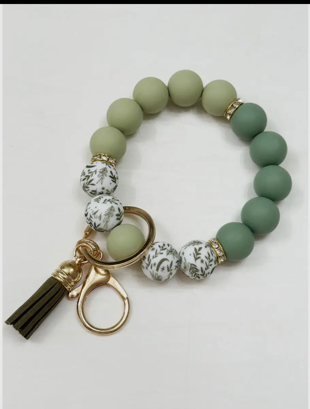 Beaded Keychain Wristlet