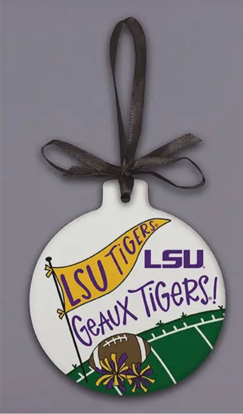 LSU Stone Ornament