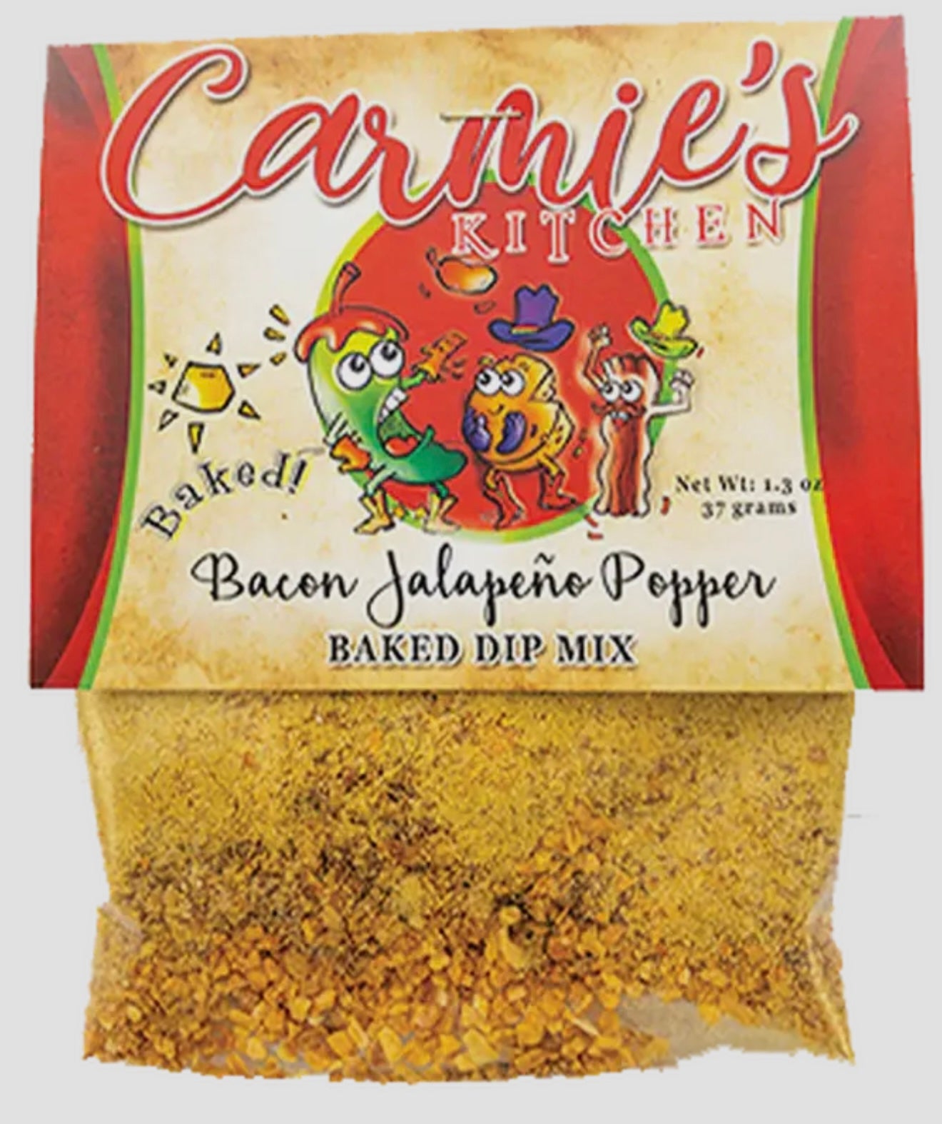 Carmie’s Bacon Jalapeño Pepper Baked Dip Mix