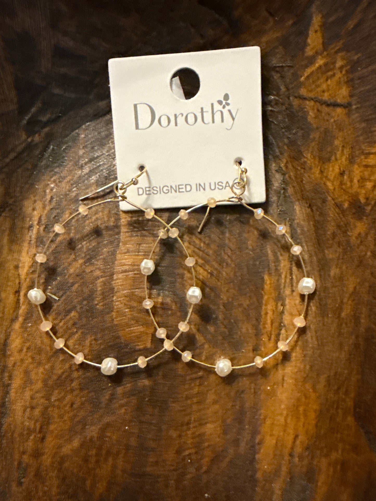 Pearl Circle Dangle