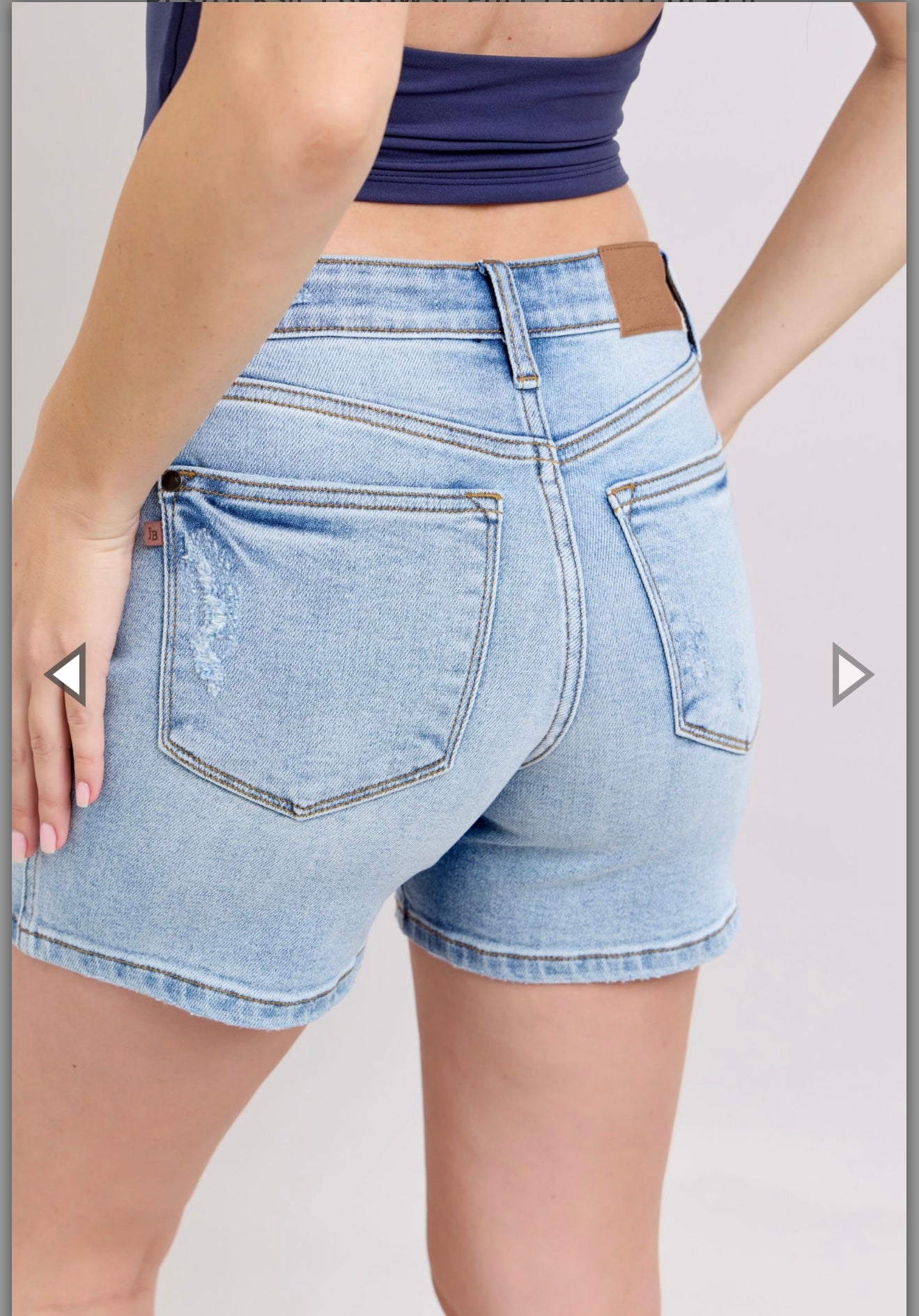 Judy Blue Vintage Wash Dad Shorts