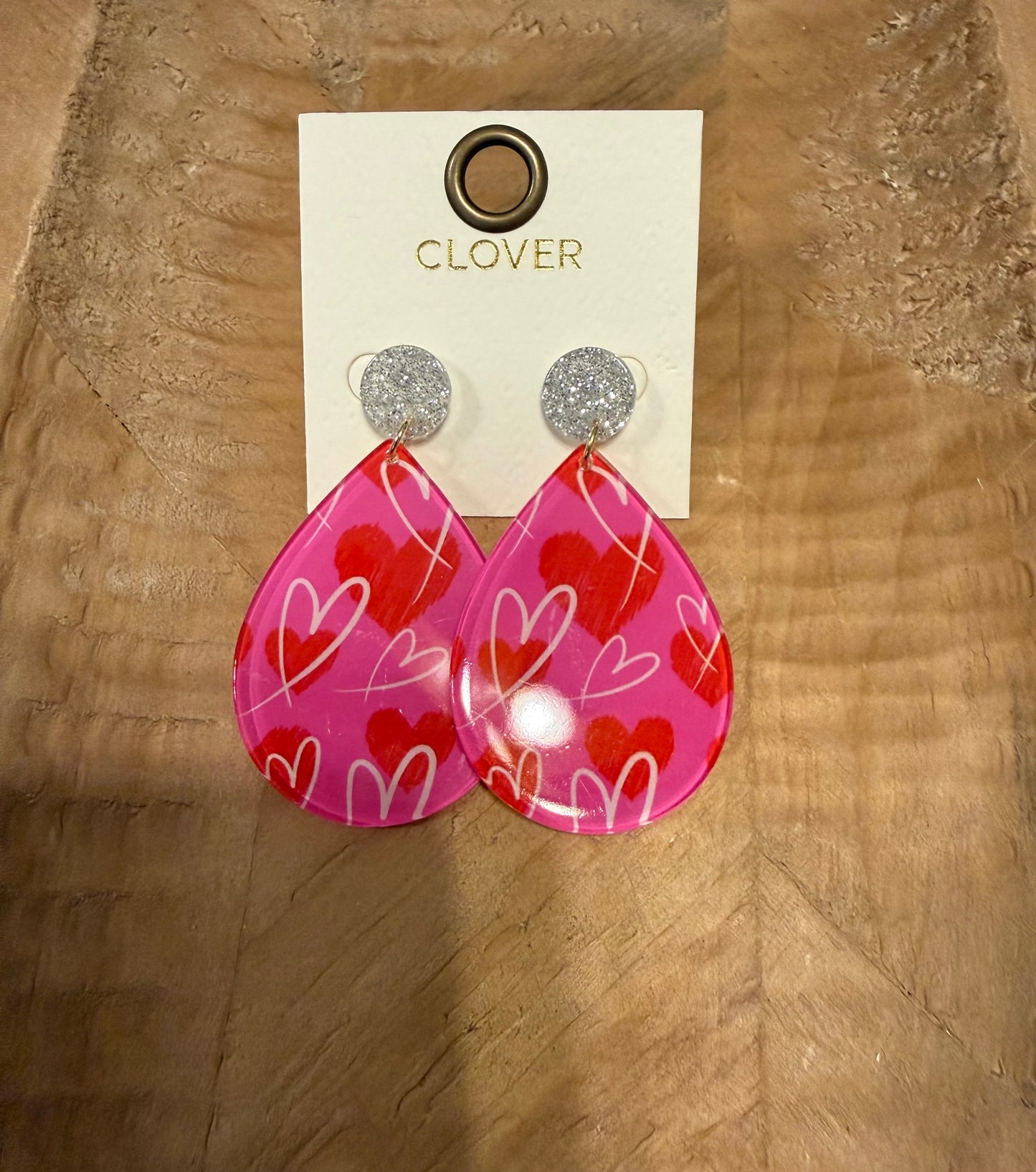 Hearts Teardrop Dangle
