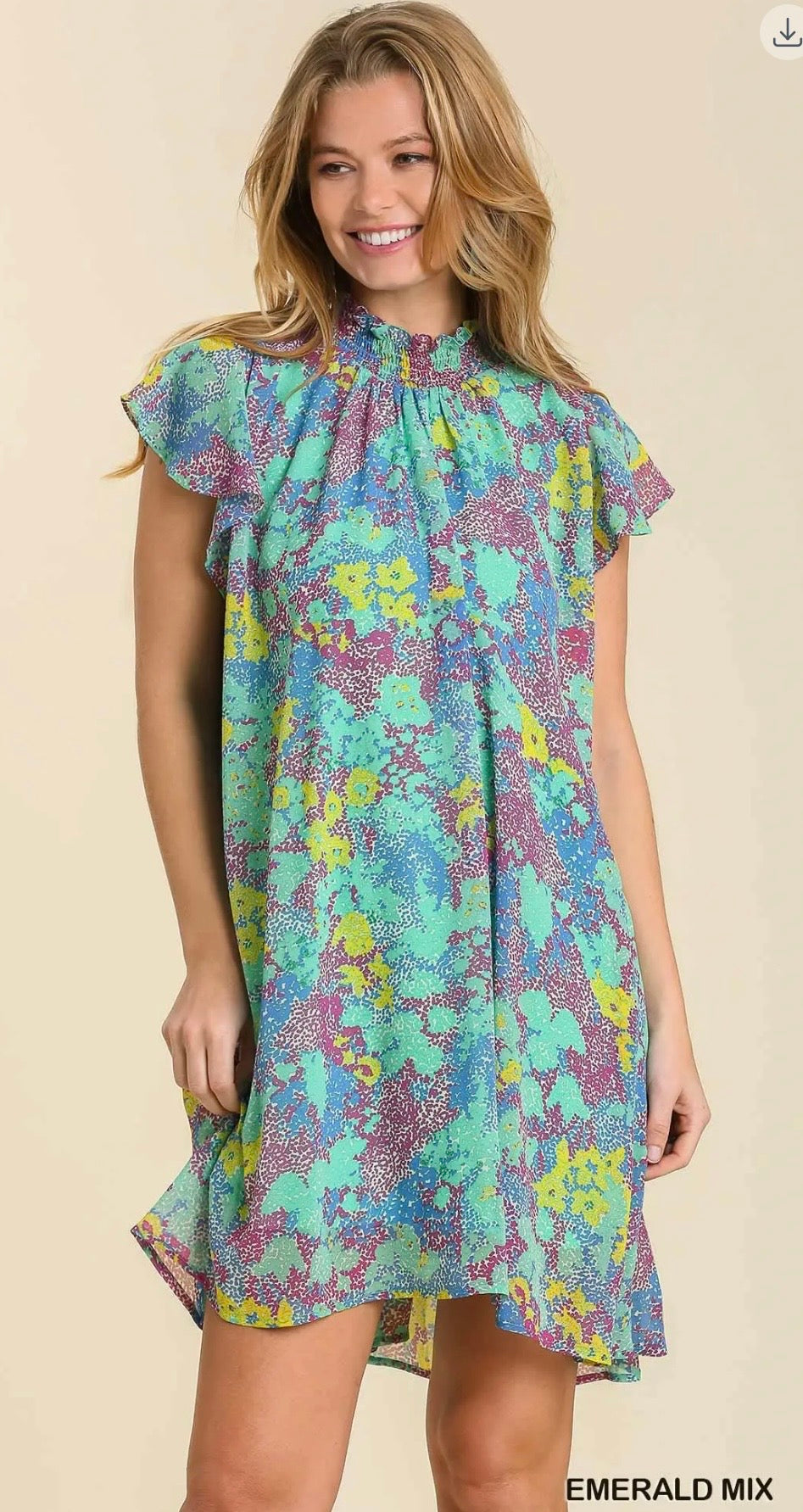 Emerald Mix Dress
