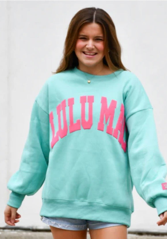 Lulu Mac Mint/Light Pink Puff