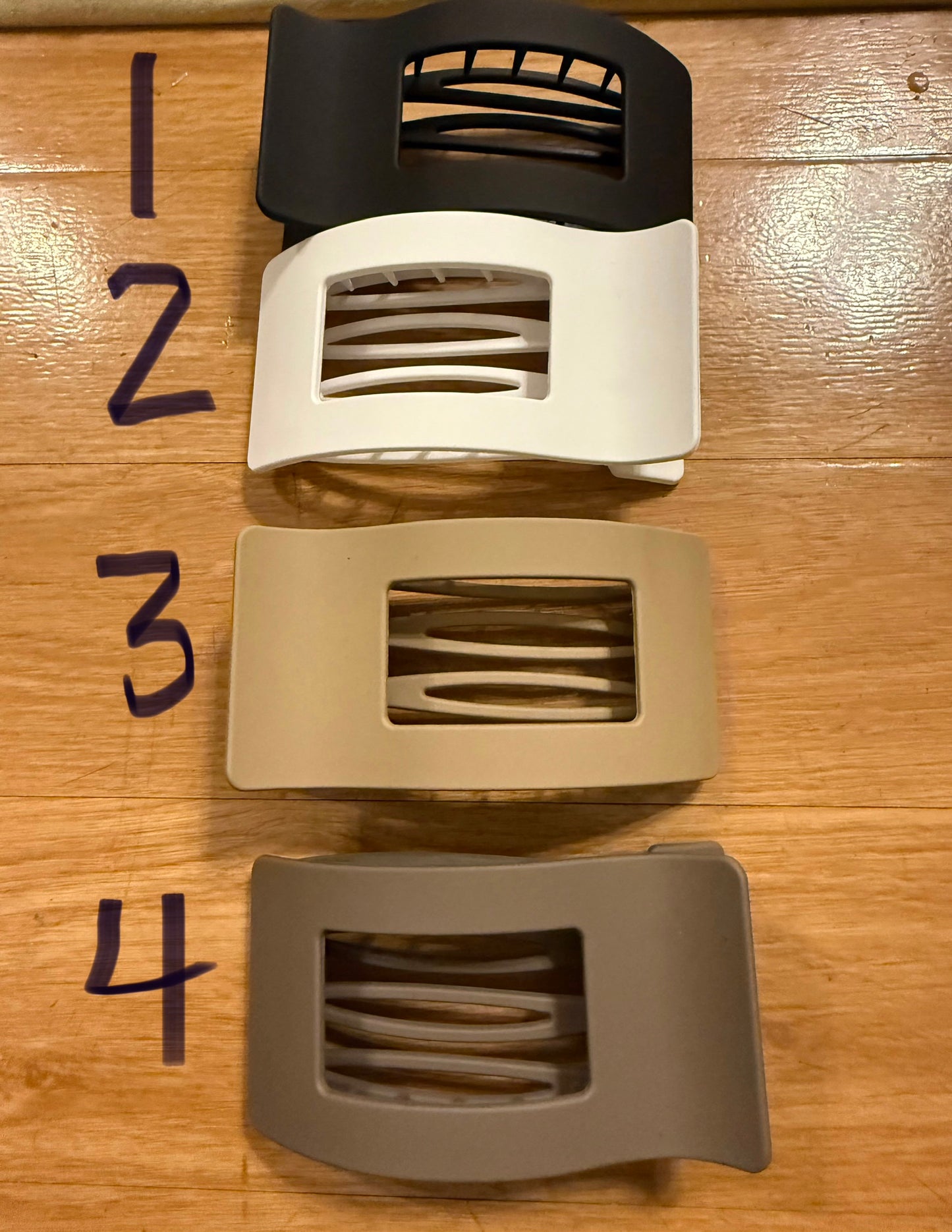 Flat Square Hair Clip