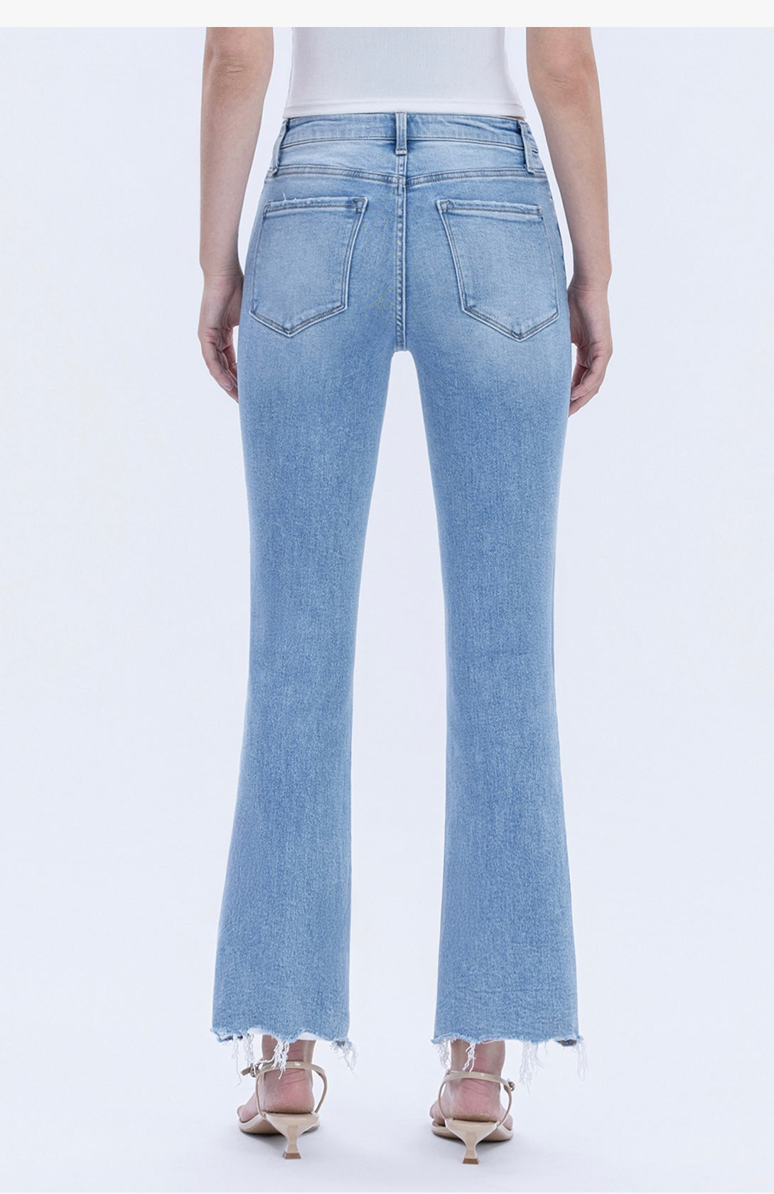 Lovervet by Vervet High Rise Kick Flare