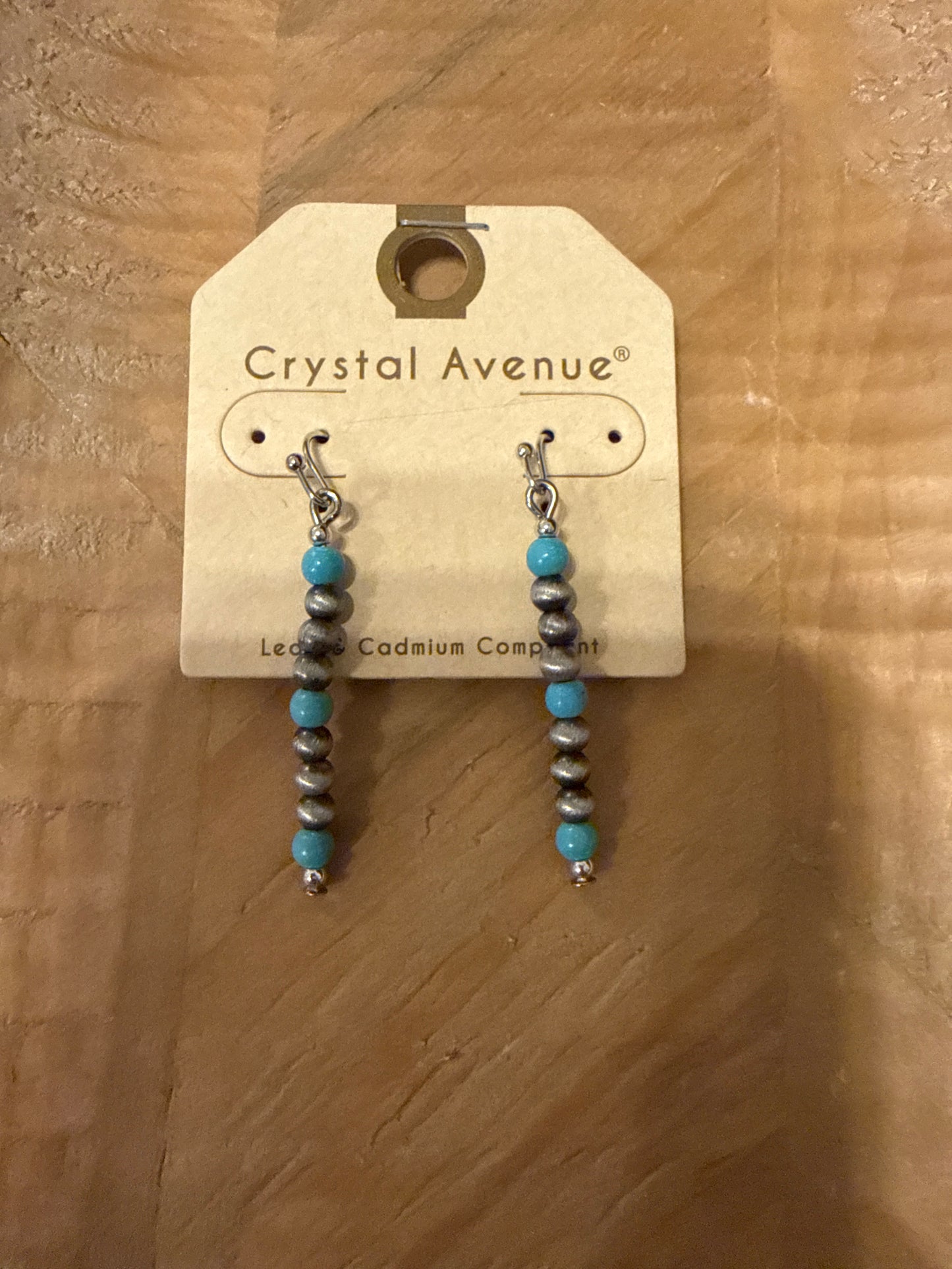 Turquoise/Silver Dangle