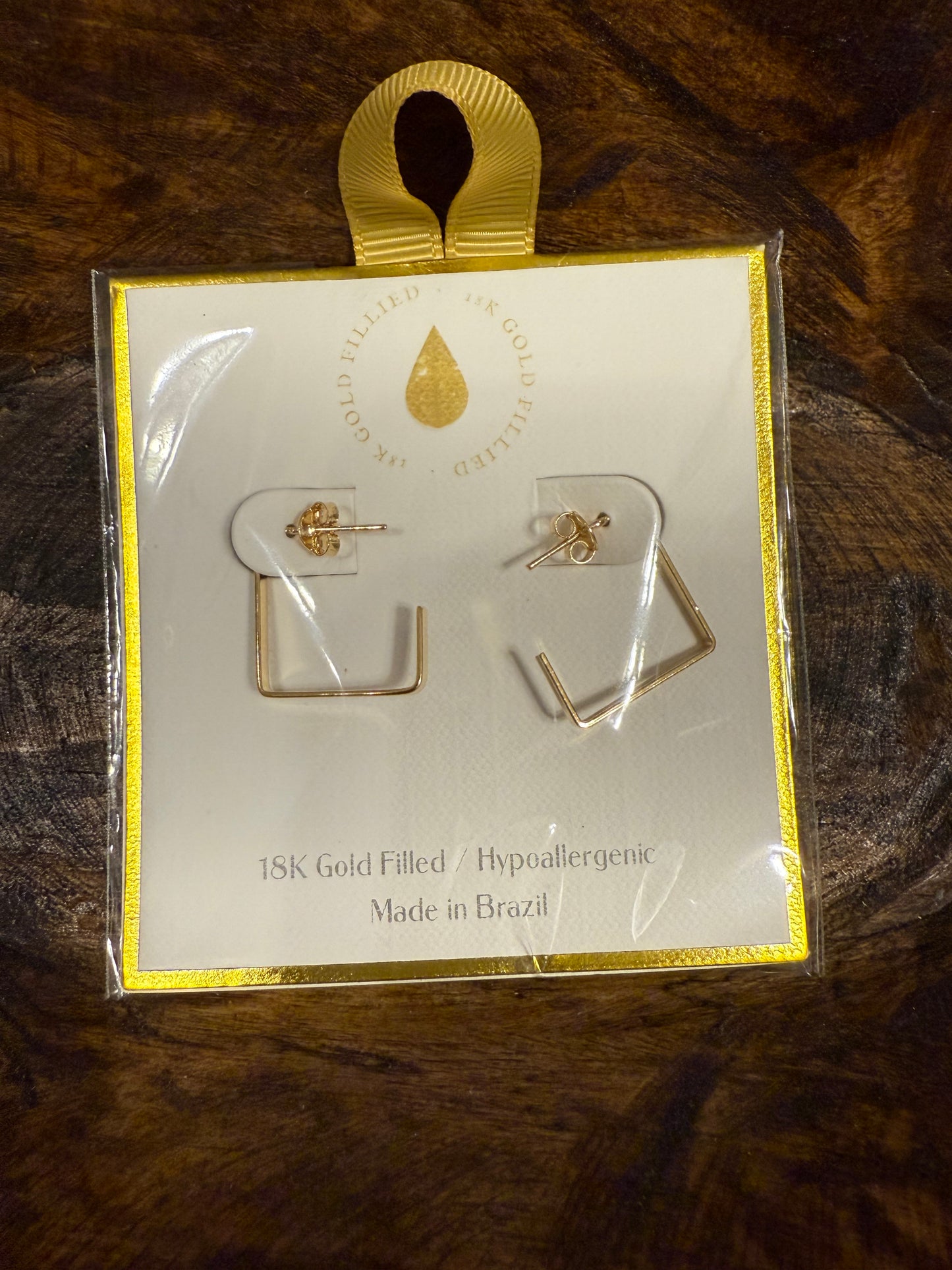 Small Gold Square