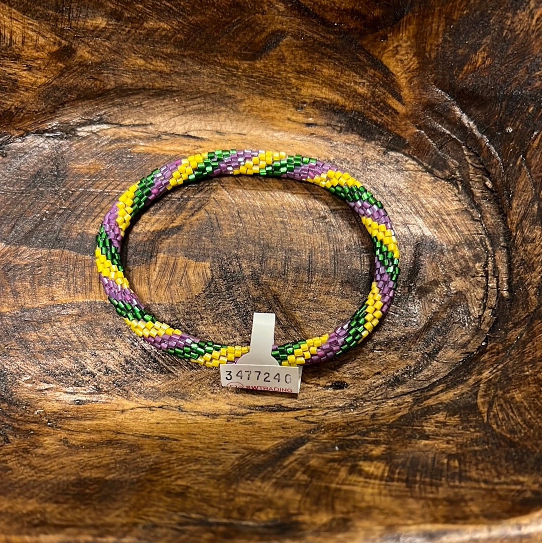Mardi Gras Bracelet