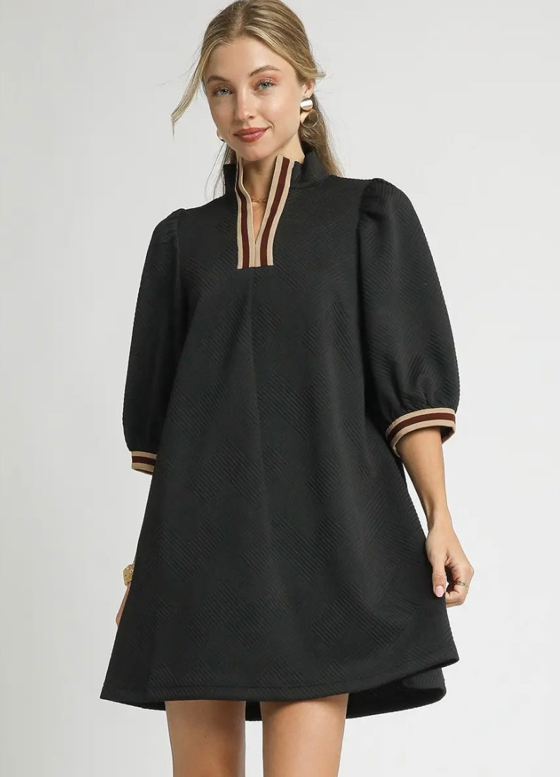 Umgee High Neck Dress