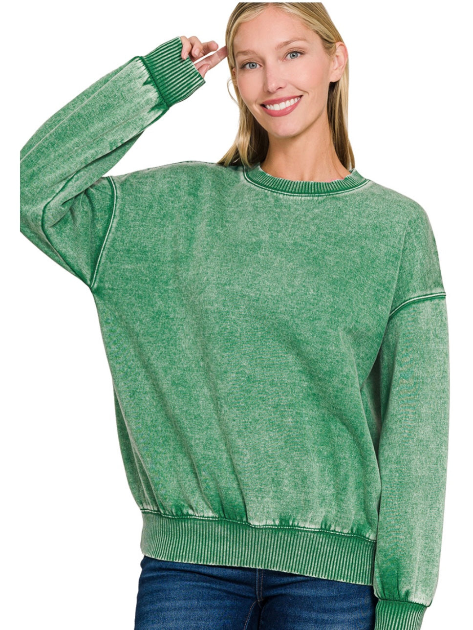 Zenana Fleece Pull-Over