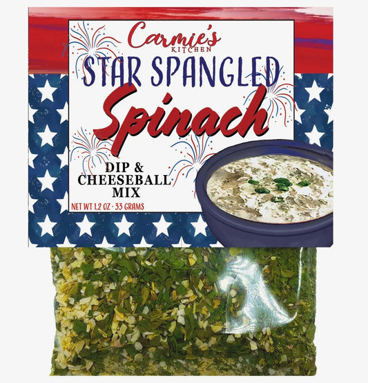 Carmie’s Star Spangled Spinach Dip Mix