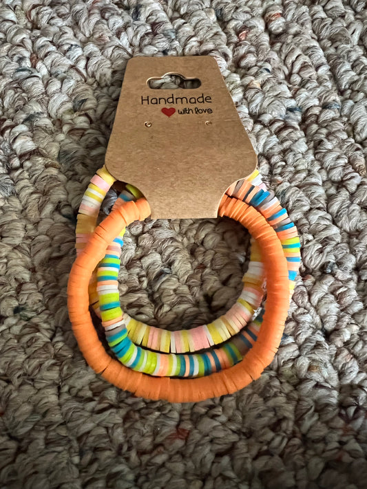 3 piece Clay Bracelet Set