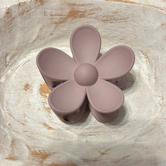 Light Plum Flower Clip