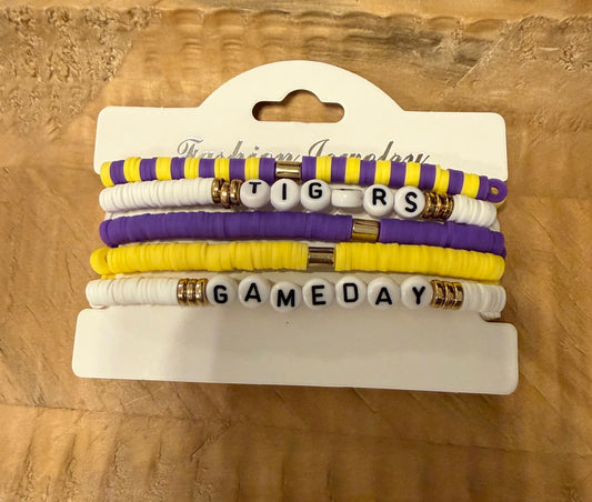 LSU Gameday Bracelets