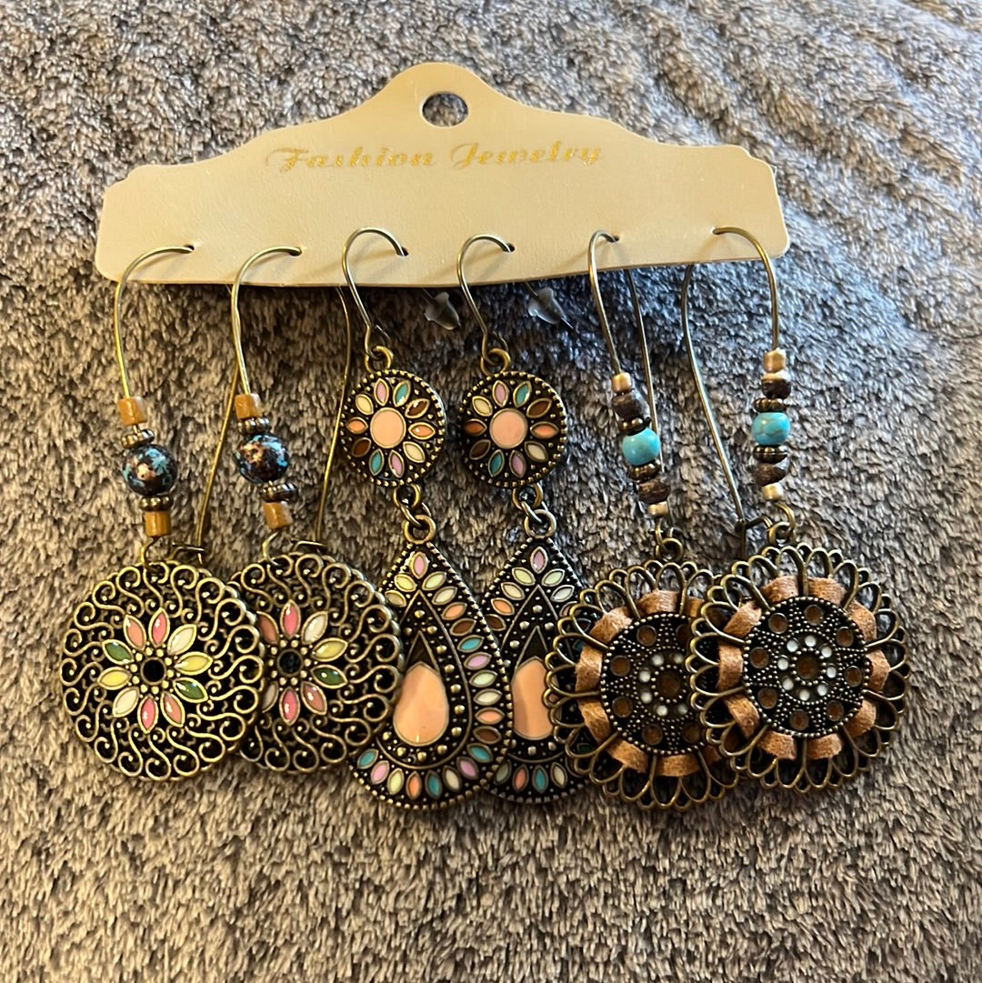 Boho Dangle Earring Set