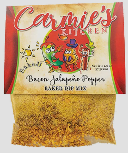 Carmie’s Bacon Jalapeño Pepper Baked Dip Mix