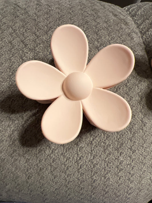 Light Pink Flower Clip