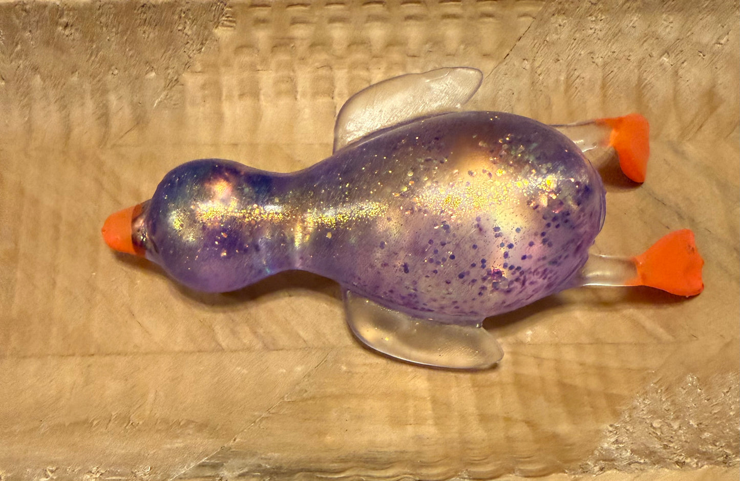 Glitter Goose or Fish Squishy