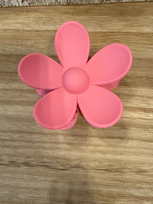 Pink Flower Clip