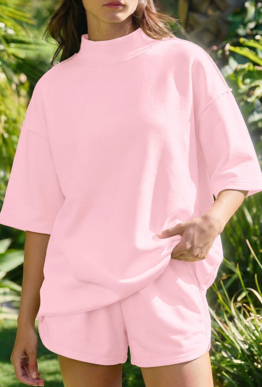 Pink Short Set