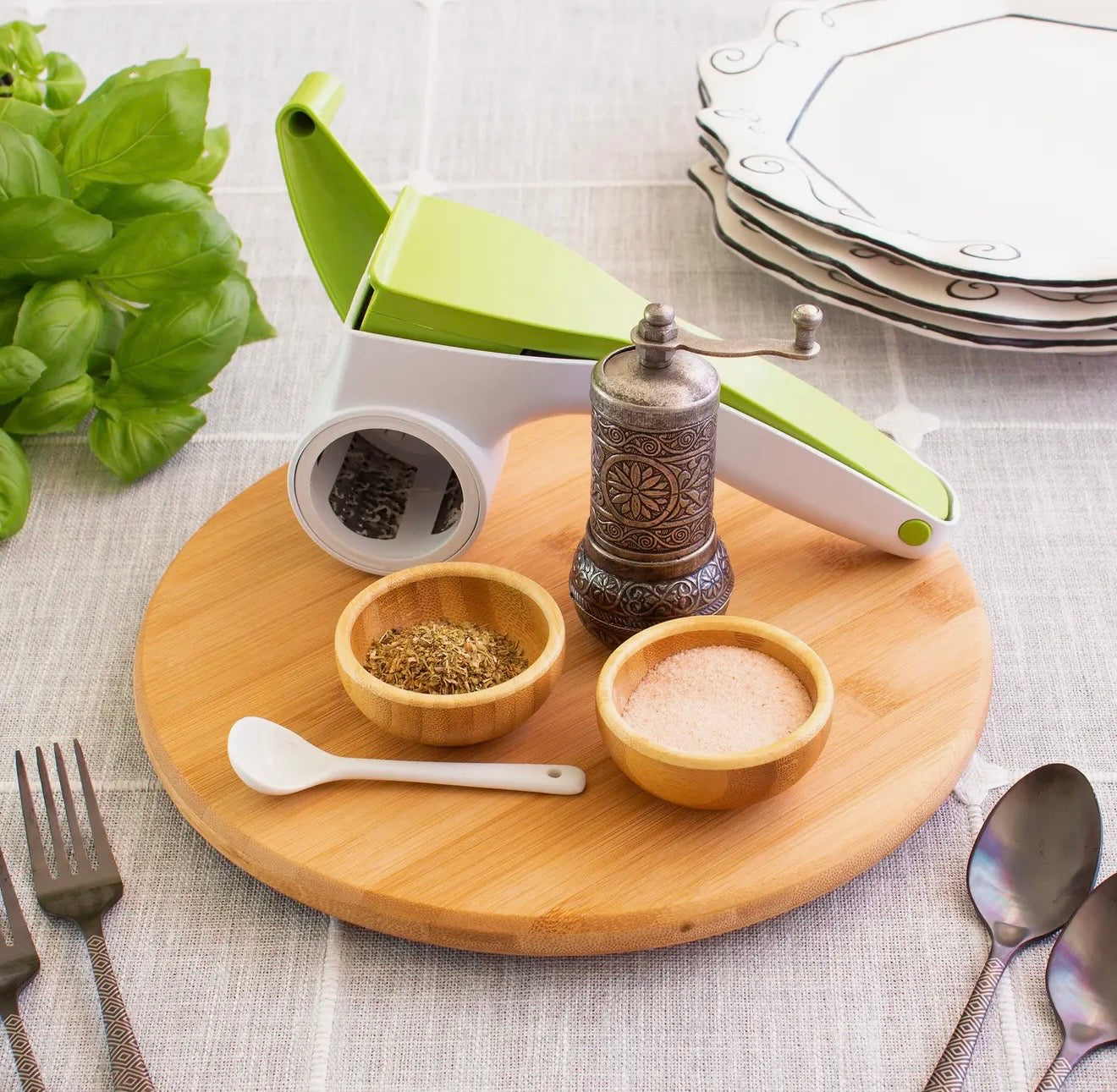 10” Bamboo Lazy Susan Turntable