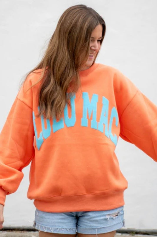 Lulu Mac Orange/Blue Puff