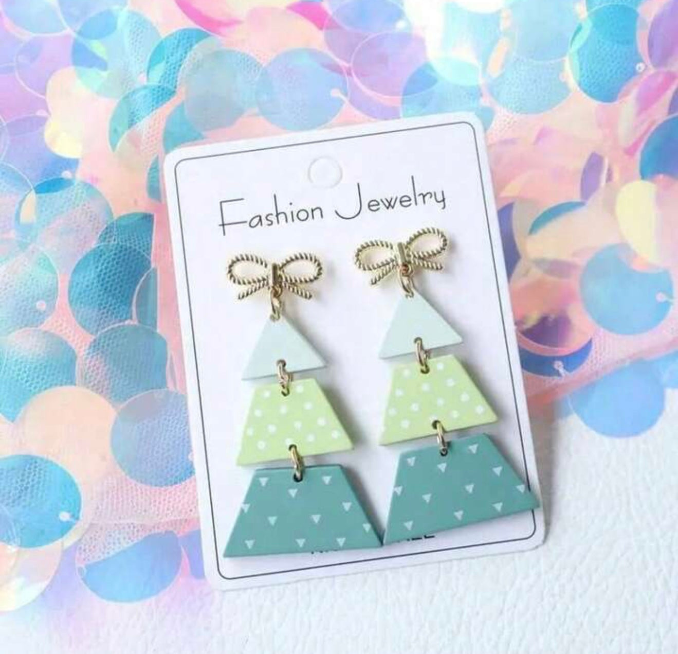 Holiday Christmas Tree Earrings