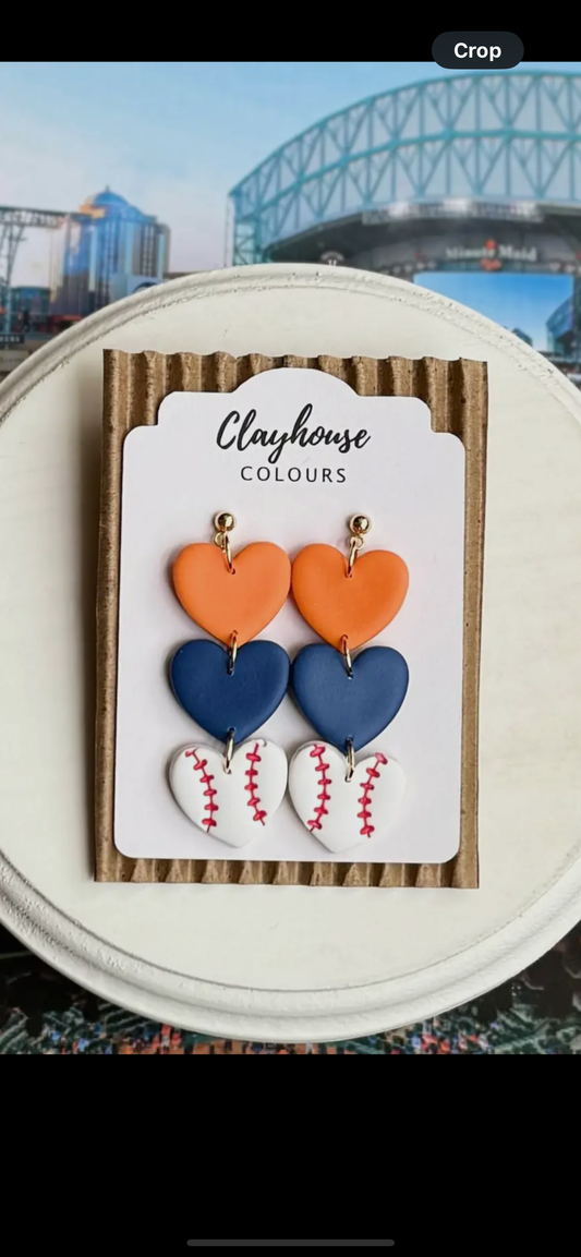 Astros 3 Heart Dangle