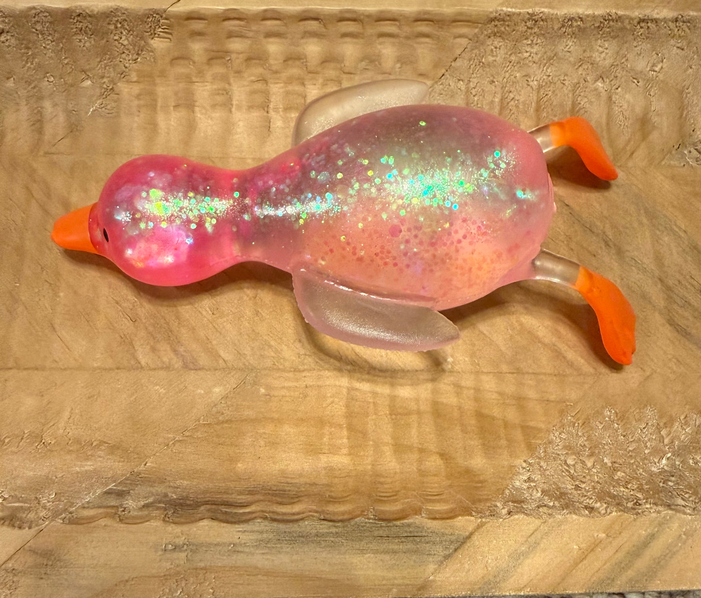 Glitter Goose or Fish Squishy