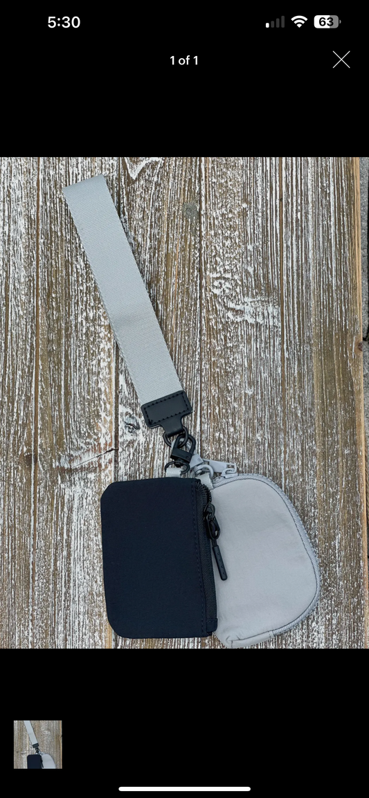 Dual Pouch Wristlet