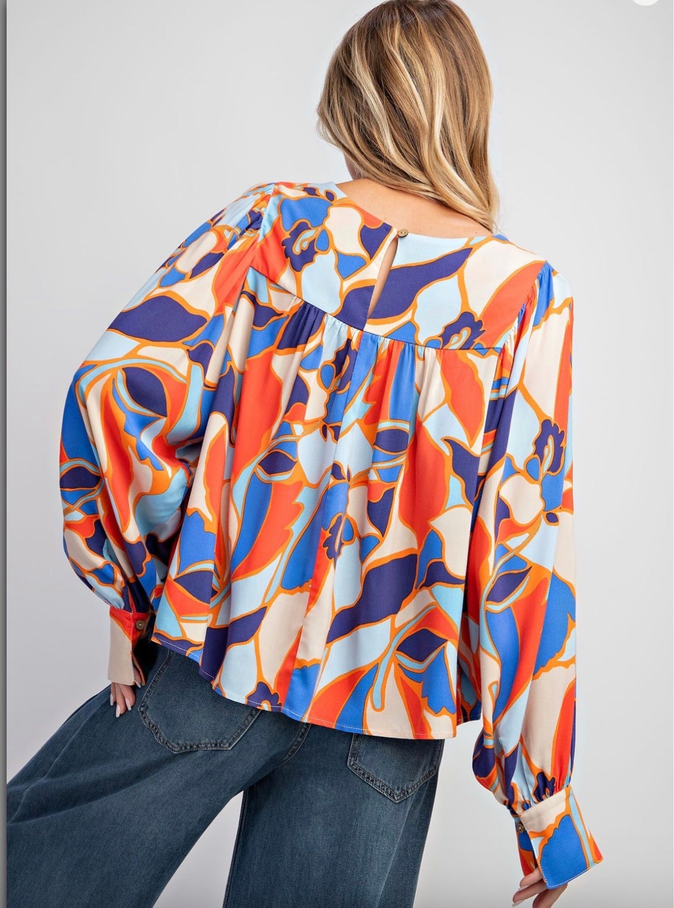 Printed Rayon Blouse
