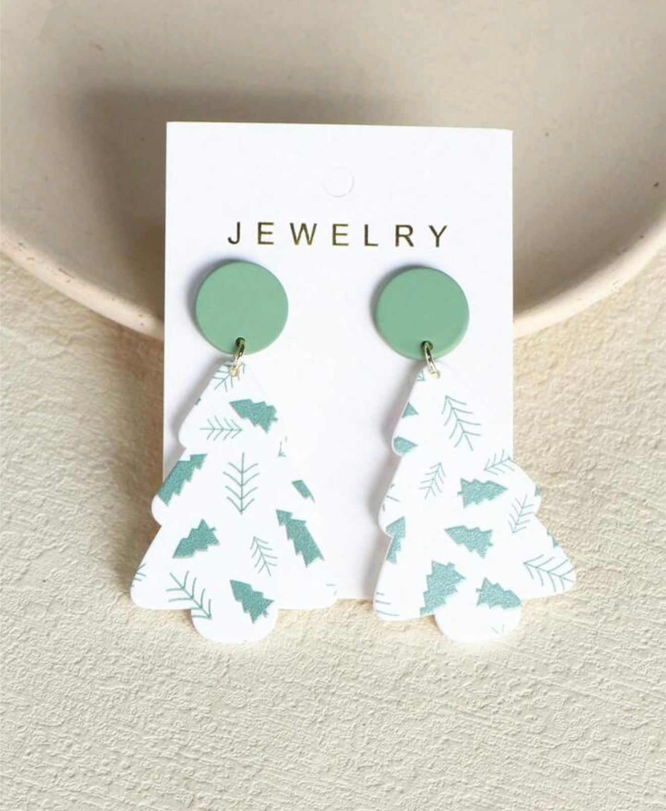 Green Christmas Tree Dangle