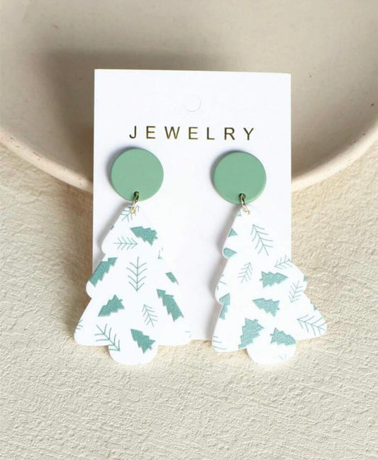 Green Christmas Tree Dangle