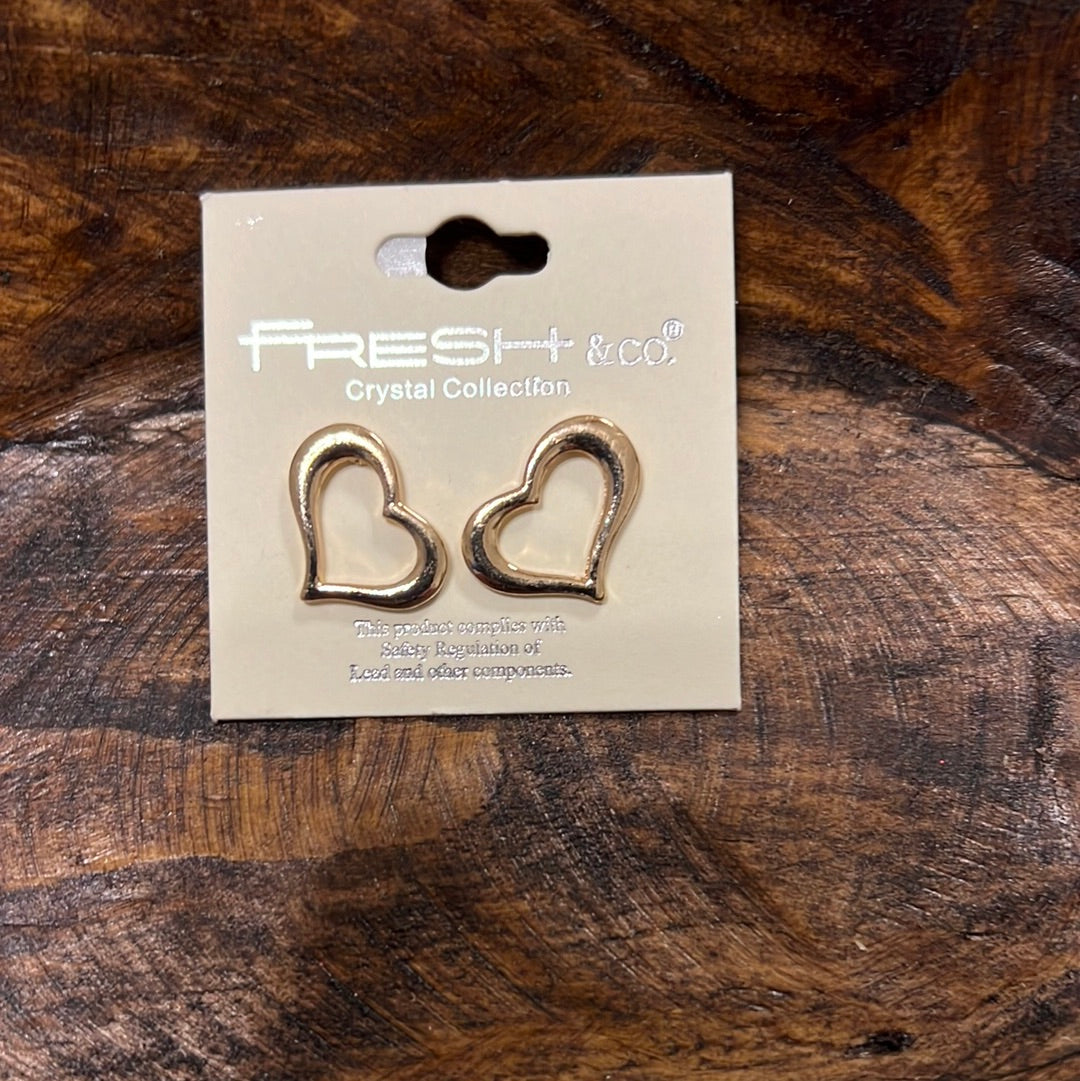 Heart Studs