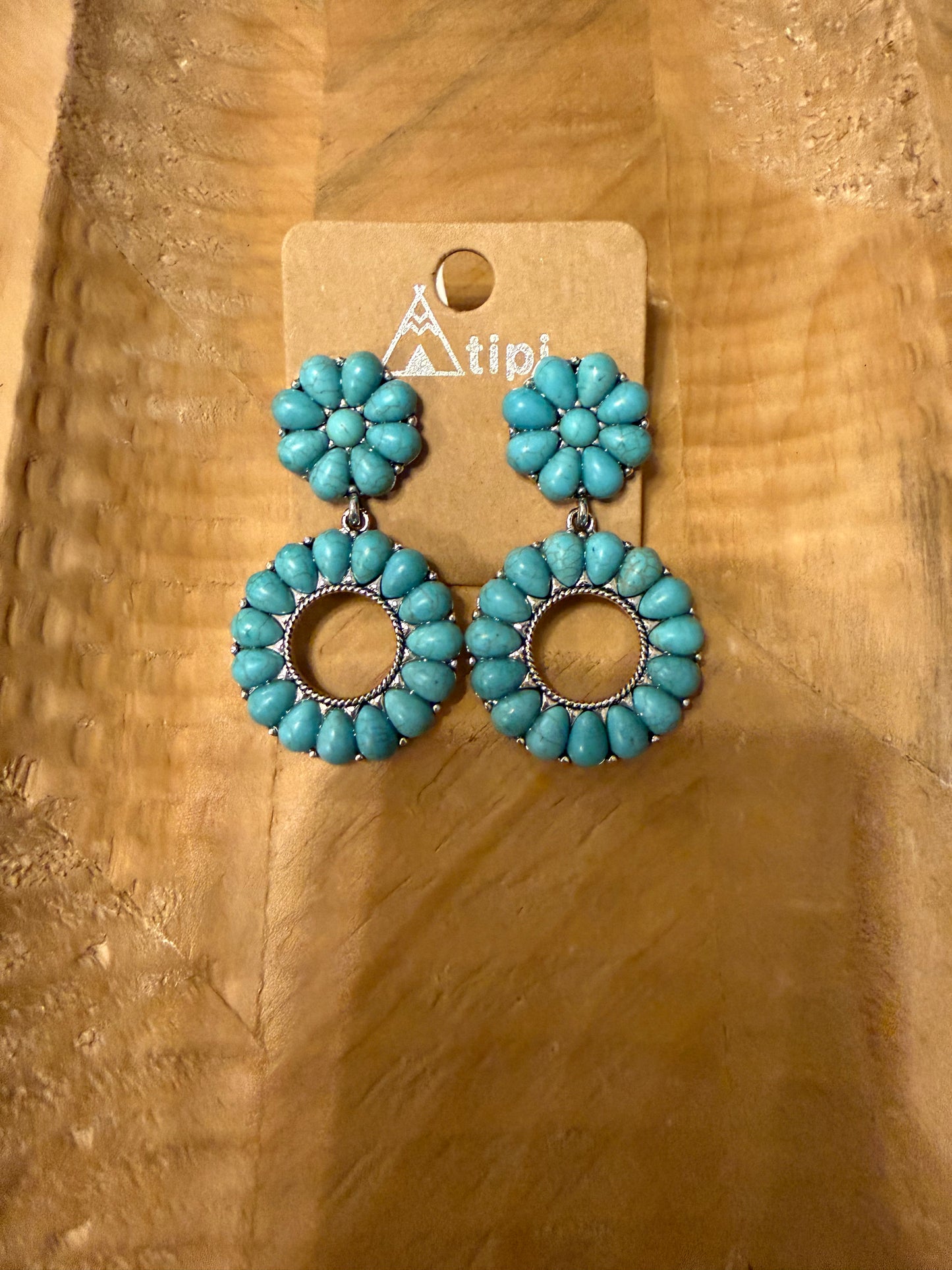 Tipi Turquoise Dangle