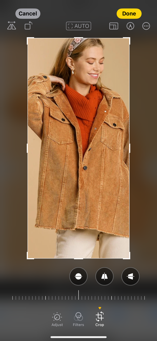 Corduroy Stone Wash Jacket