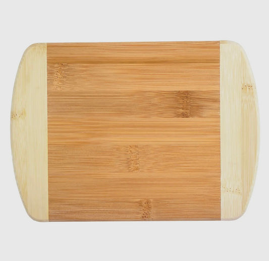8” Two-Tone Bamboo Cutting Board