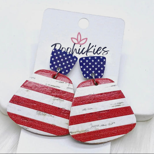 2” Tiny Stars & Vintage Stripes