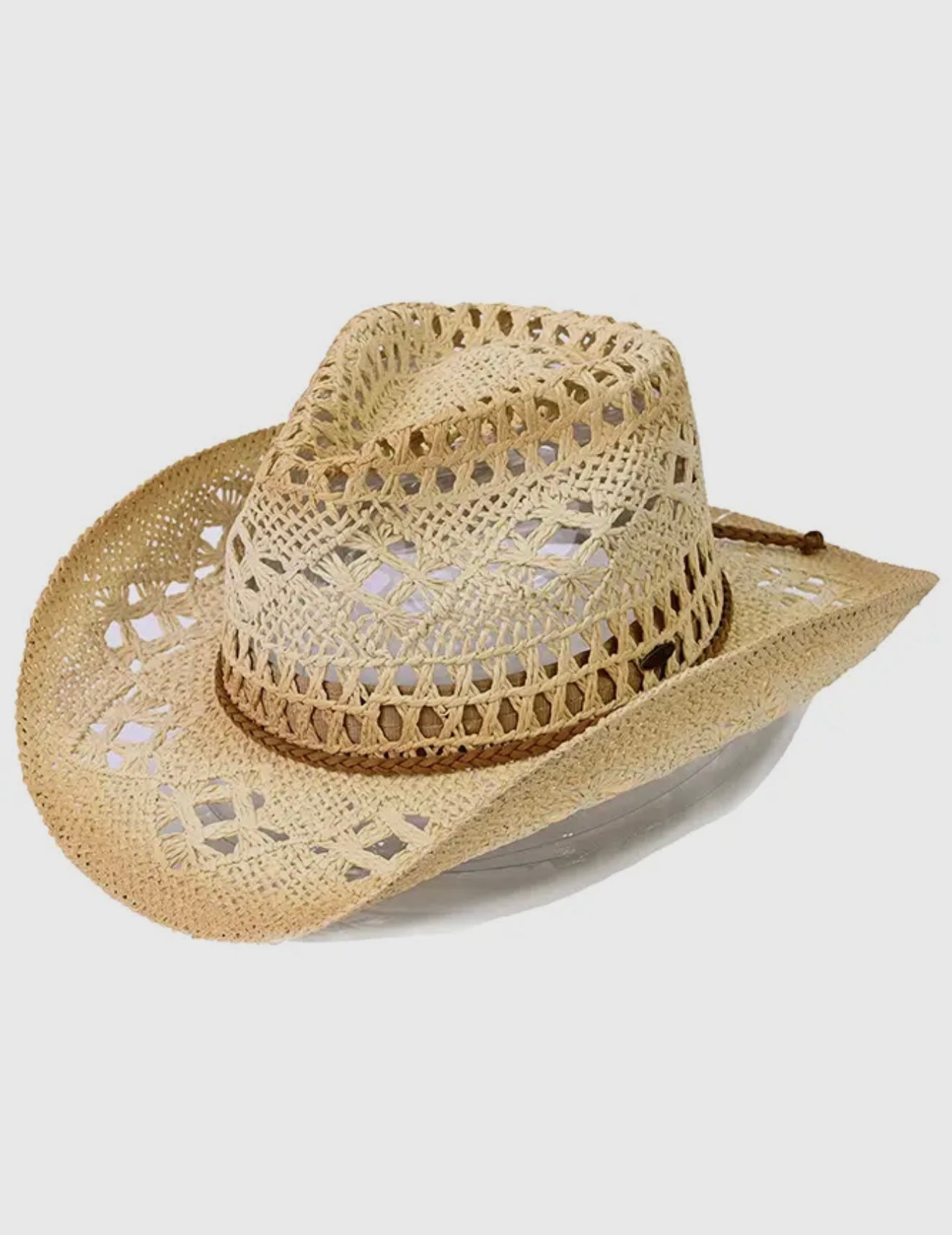 Ombre’ Open Weave Cowboy Hat