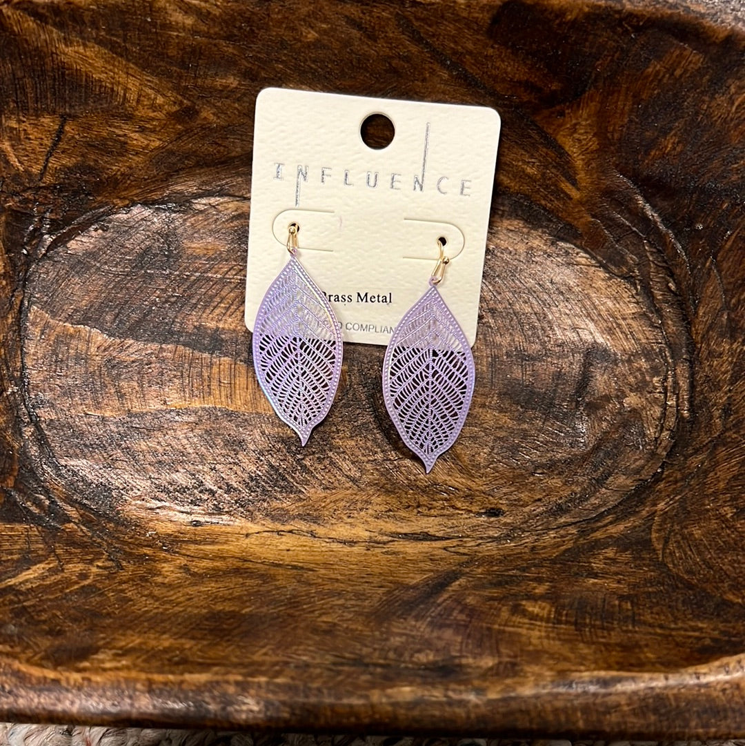 Lavender Leaf Dangle