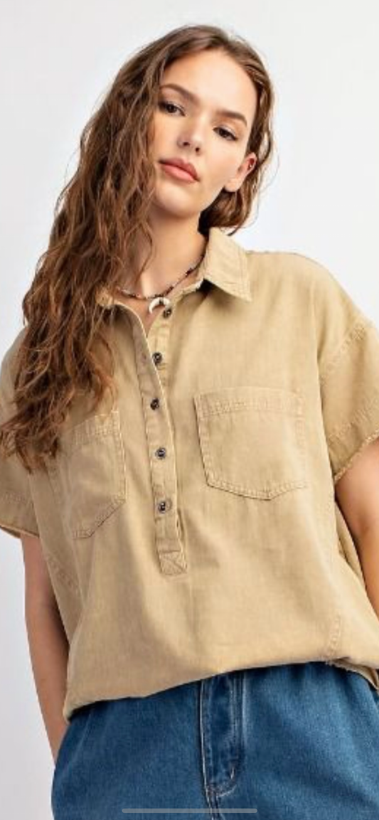 Short Sleeve Khaki