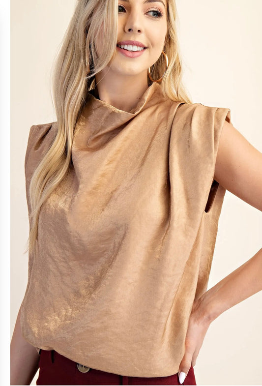 Glam Cowl Neck  Top