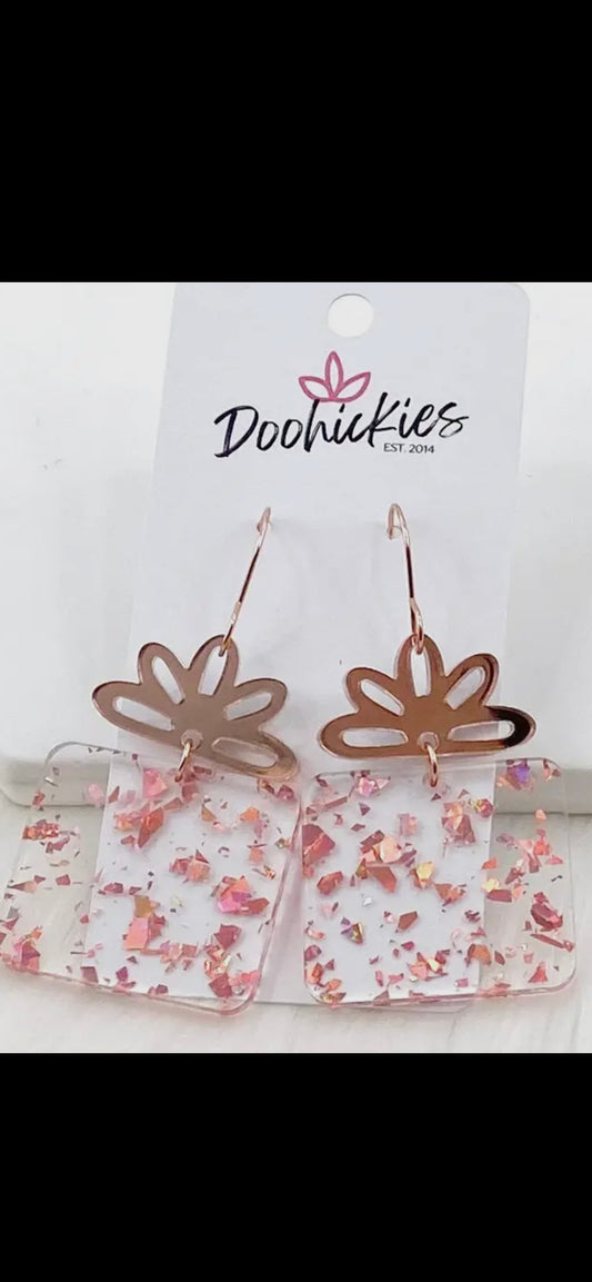 2” Rose Gold Confetti Presents