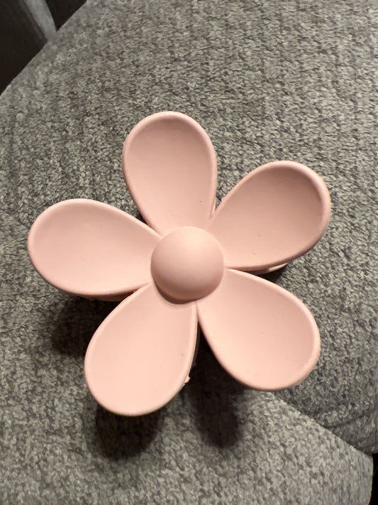 Light Coffee Flower Clip