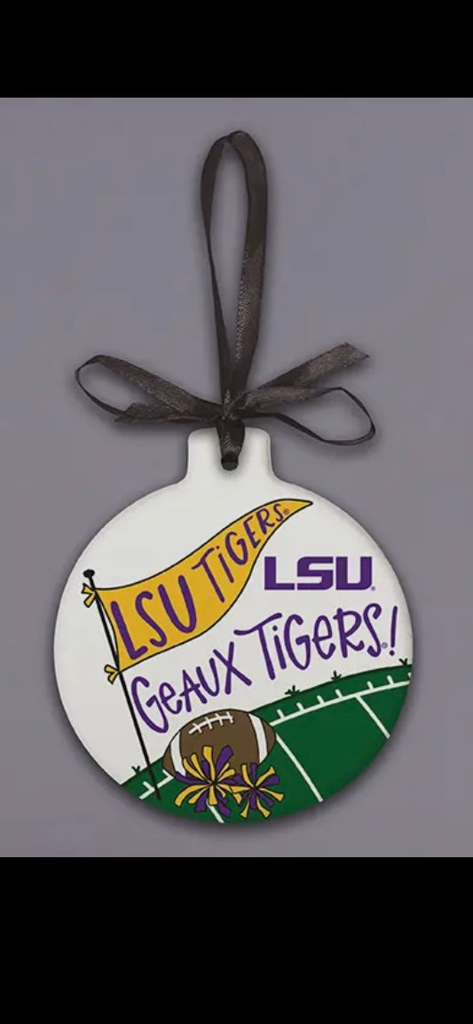 LSU Stone Ornament