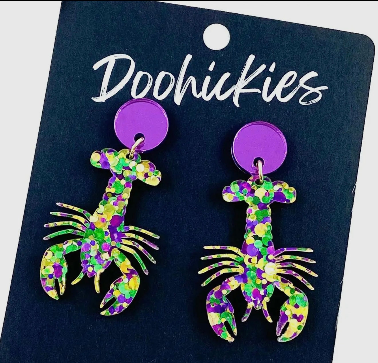 Mardi Gras Crawfish Dangles