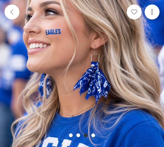 Rally School Spirit Bandana Dangles